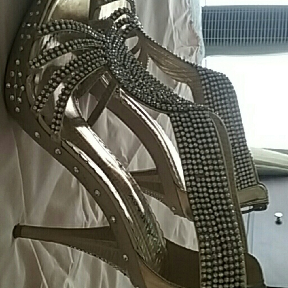 Open toe dress platform heels